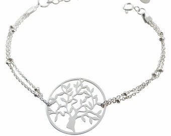 Silver tree of life bracelet, 925 silver, 925 silver bracelet, tree of life, (made in France),bracelet woman, gift bracelet
