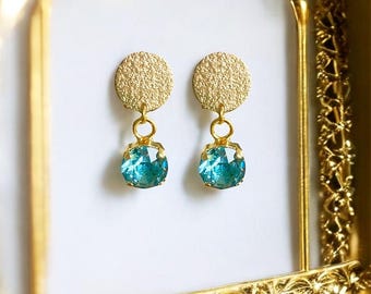 Pendantes Boucles D'Oreilles | Zircone Cubique 5A, Platine Ou Plaqué Or