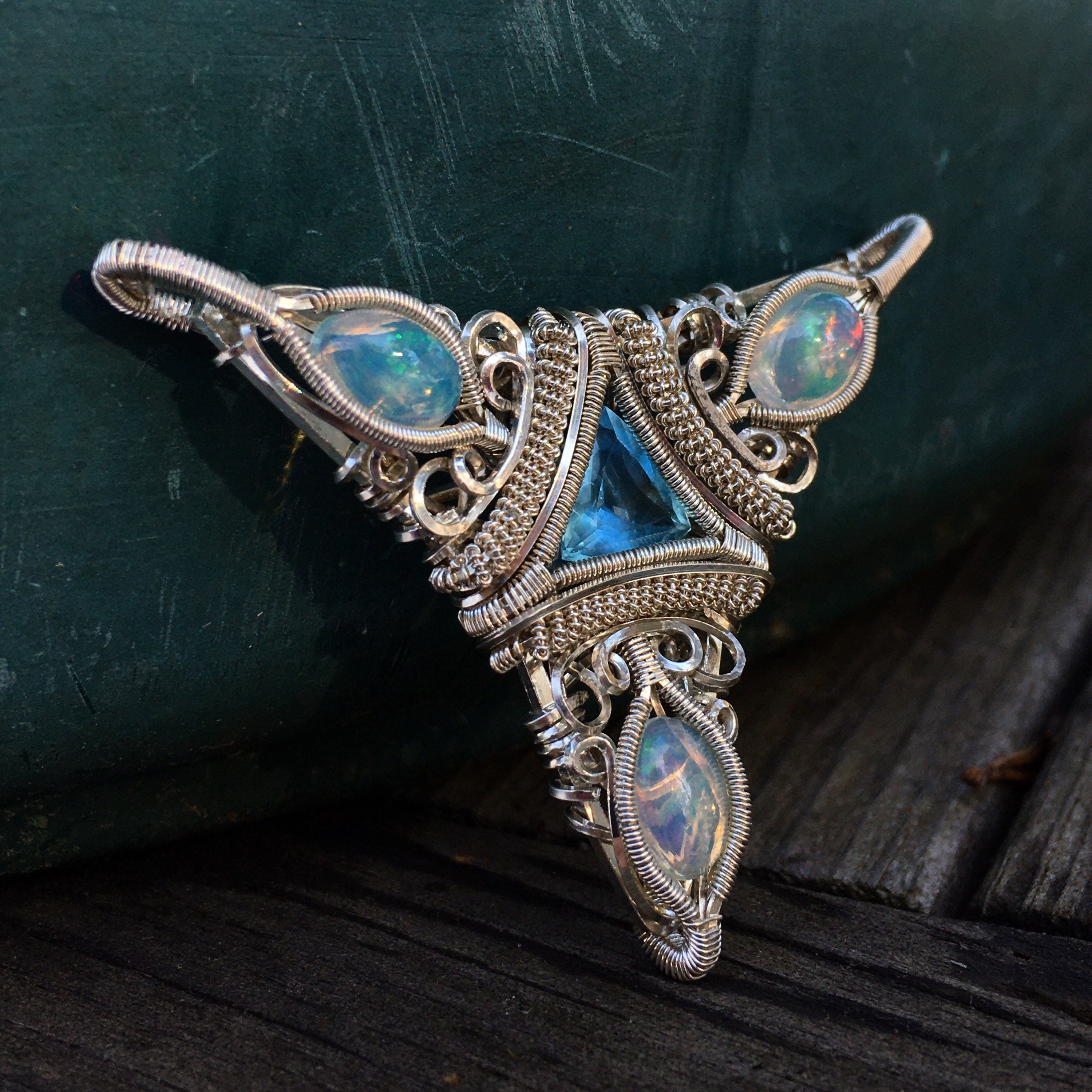Double cheap bail pendant