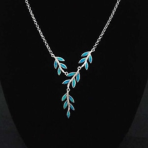 olive leaf opal necklace, sterling silver olive leaf collection, greek jewelry silver 925, bijoux grec, griechischen schmuck, opale greco