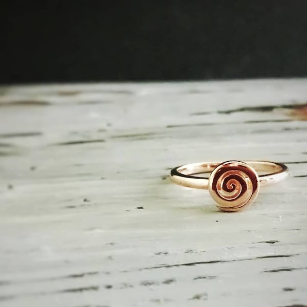 Ring greek spiral, silver/golden/golden rose spiral, sterling silver 925, minoans ancient greek jewelry, bijoux spirale grec,