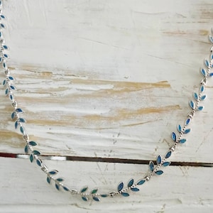 olive leaf opal necklace, olive leaf collection, greek jewelry silver 925, bijoux grec, griechischen schmuck, opale greco,griechische kette