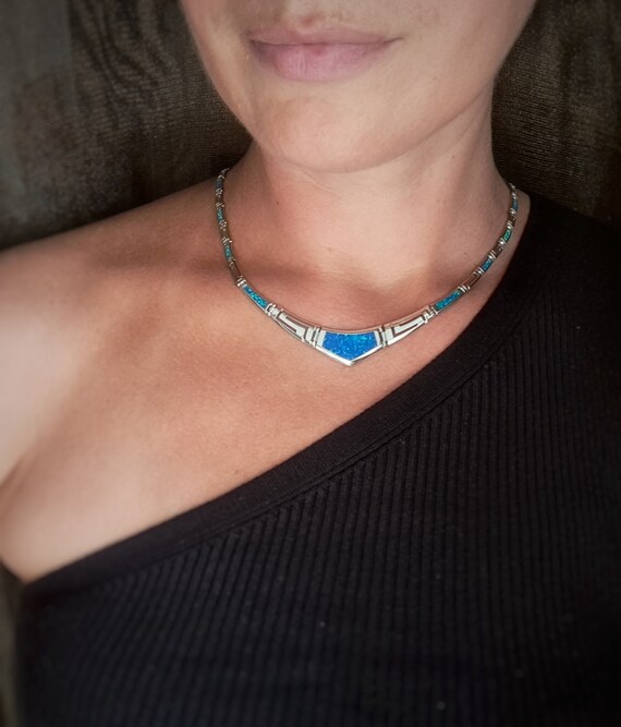 Blue key necklace paparazzi deals