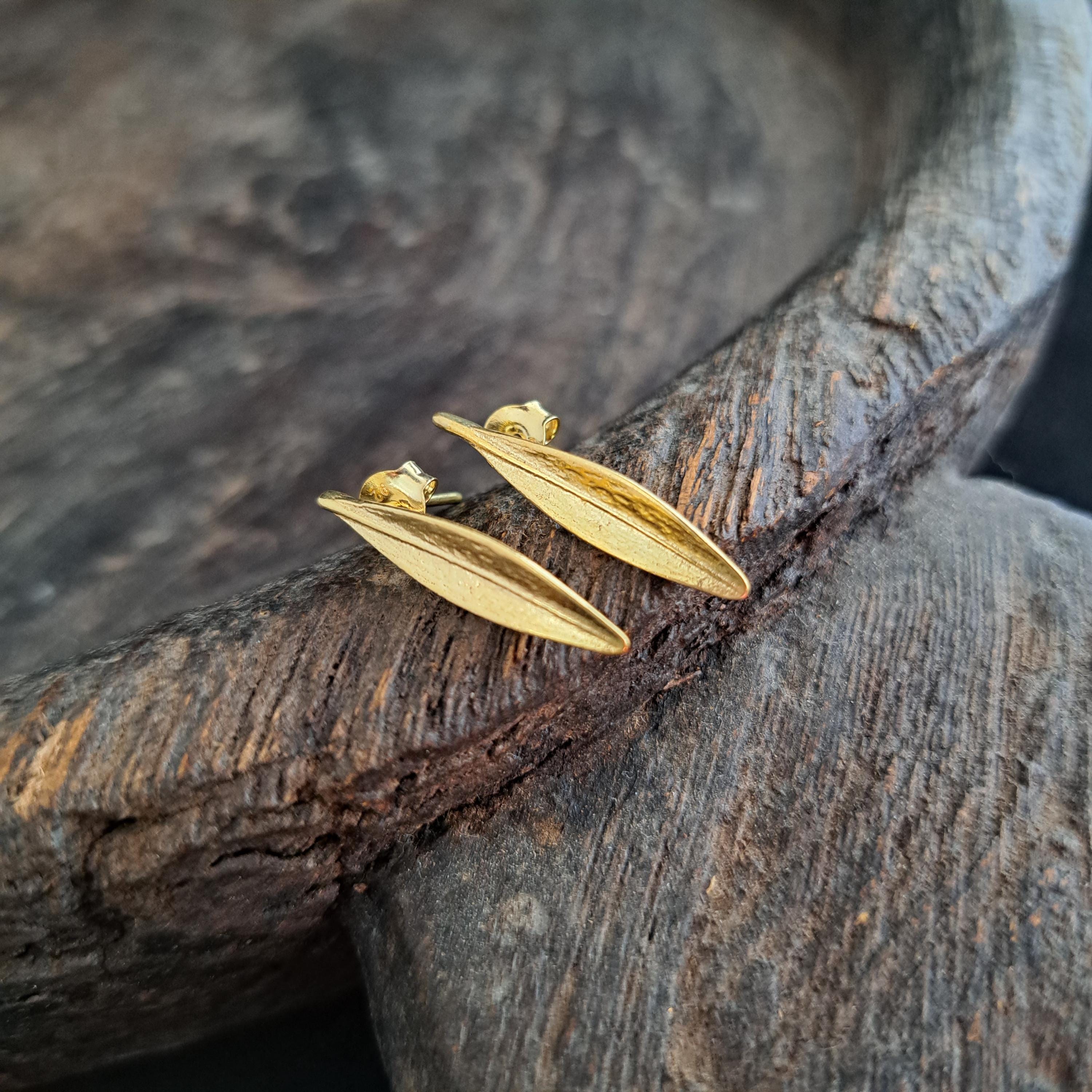 Orecchini Donna In Argento 925 Con Pietre Naturali Di Eliotropio (giada Sanguigna) Verde E Rosso - Qualità A, Lunghezza 3.5 Cm
