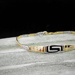 ギリシャアテネの純金製ブレスレット、アンティーク美術工芸品