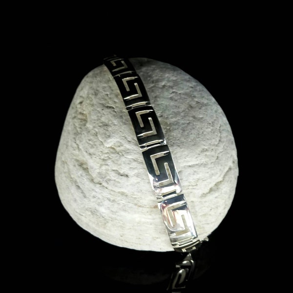 Mens greek key bracelet Clearance