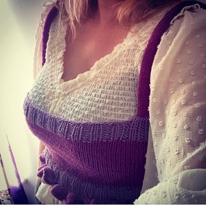 The Boleyn Ballerina Bodice Knitting Pattern