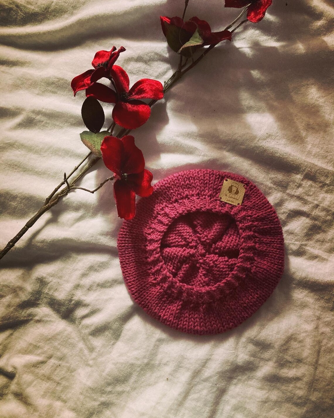 The Raspberry Baby Beret - Etsy UK