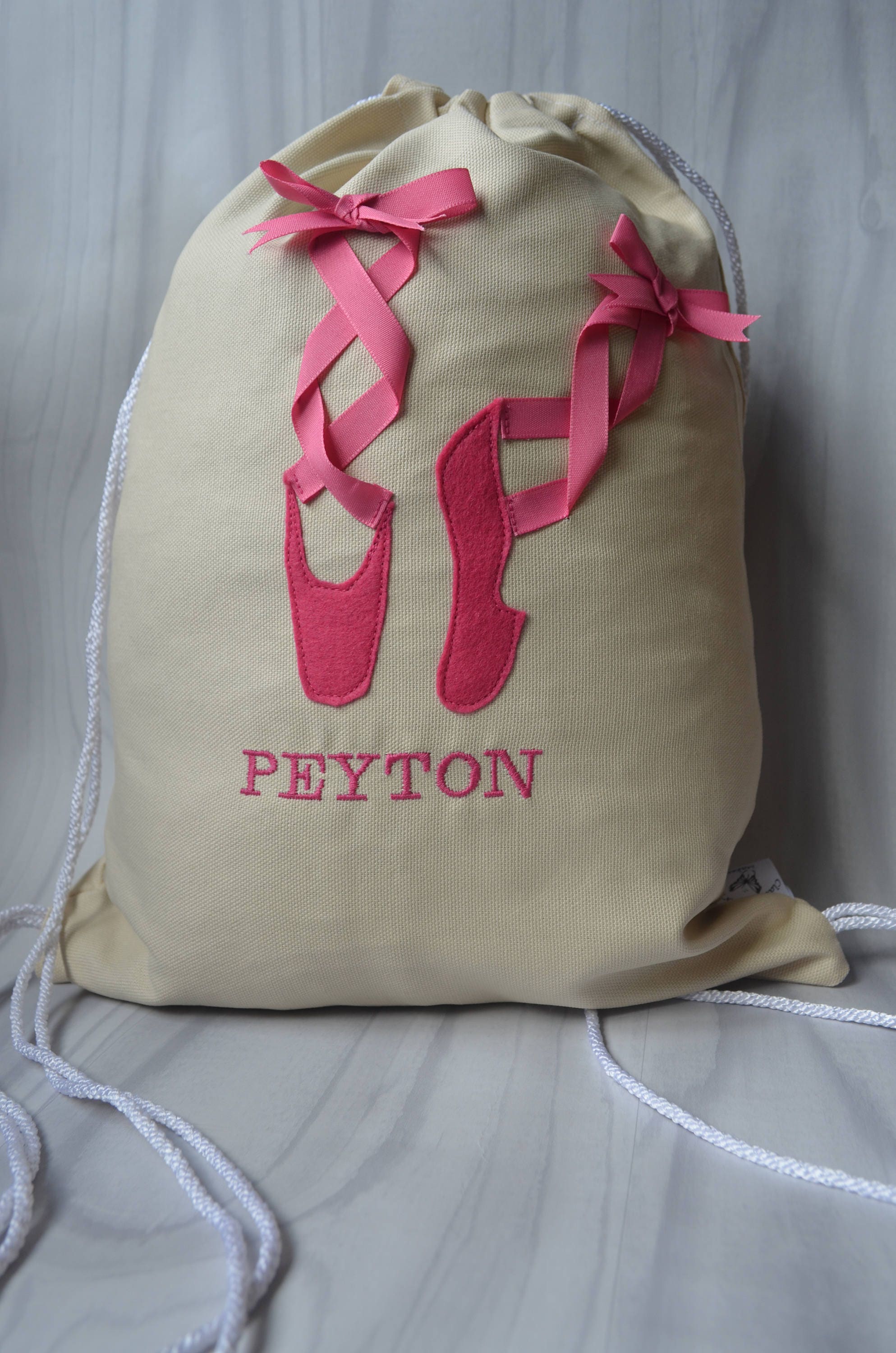 ballerina shoes in a bag