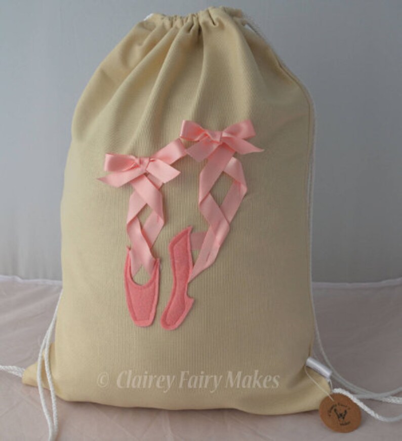 Personalised Ballet Shoe Dance Sports Bag Etsy