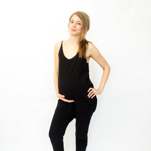 Jersey maternity romper clearance