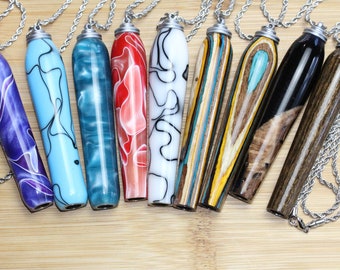 Interchangeable Crochet Hook Necklace in Various Materials (hooks available separately)