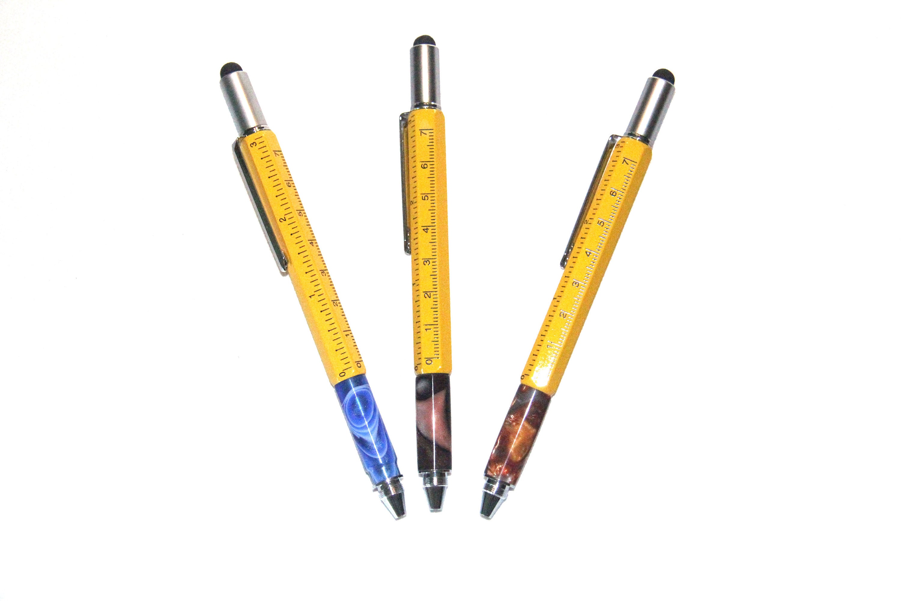 Multifunction Pen with Stylus Ruler Screwdrivers and Level Etsy