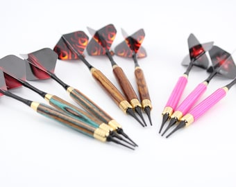 Steel and Plastic Tipped Darts with various body materials