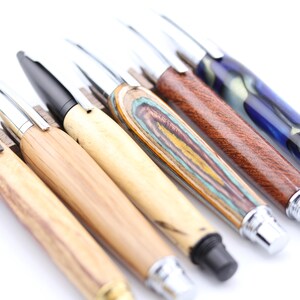 Refillable Fiber Tipped Pens in a Section of Barrel Materials