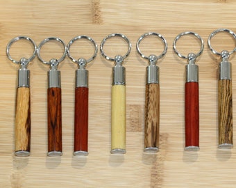 Keyring Pens in a selection of materials with Chrome Finish