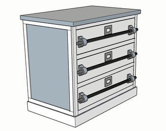 Rustic Chest of Drawers DIY Plans