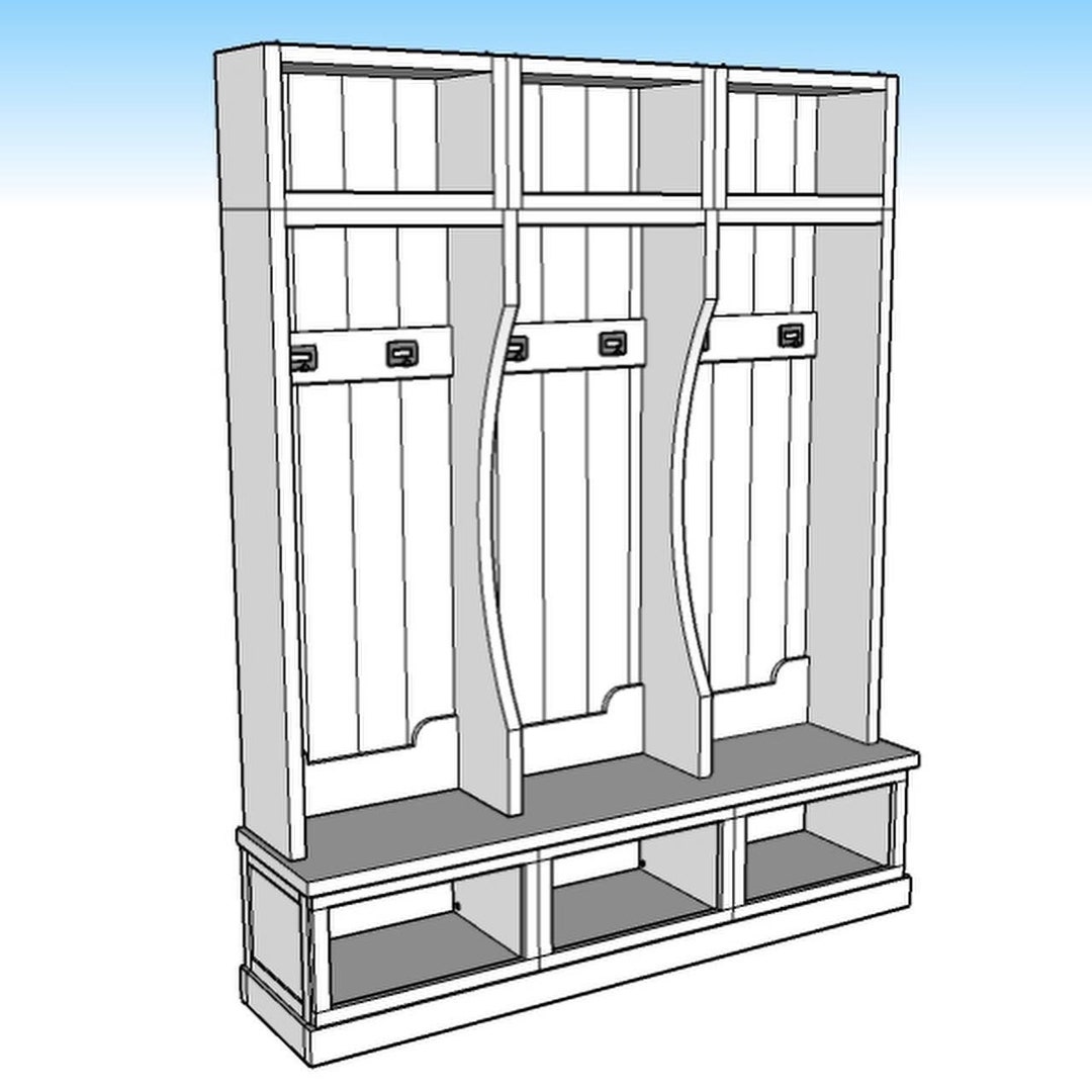 Mudroom DIY Plans (Download Now) Etsy