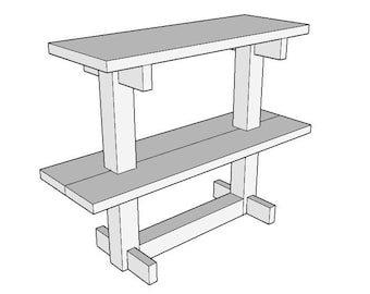 The Farmhouse Console Table DIY Plans