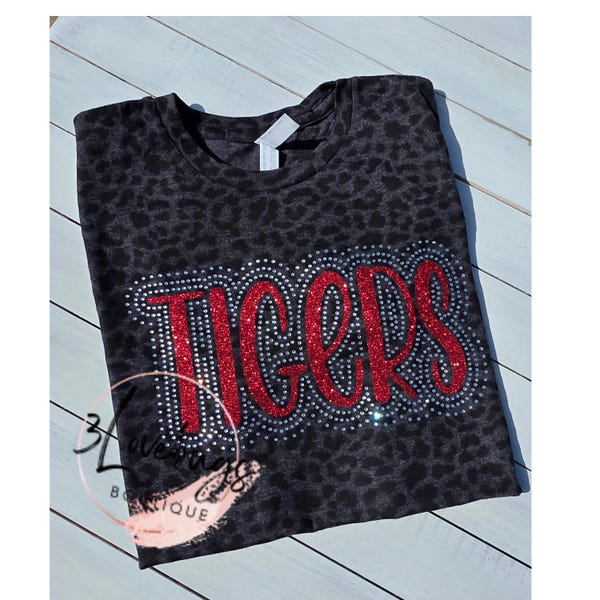 Personalized Rhinestones Tshirt - Etsy
