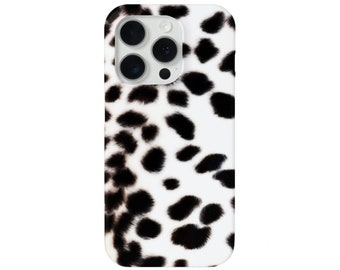 Snow Leopard Print iPhone 15, 14, 13, 12 11, X Pro/Max/Plus MAGSAFE, Snap Case or TOUGH Protective Cover Printed Animal Pattern/Design