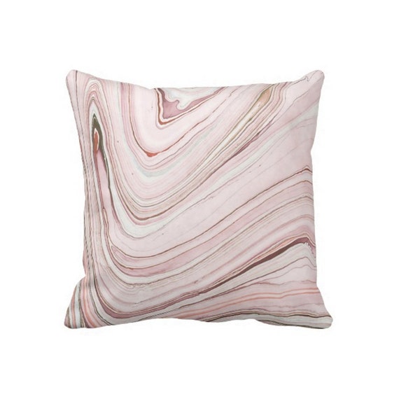 READY 2 SHIP Marbled Watercolor Print Baby Pink Watercolor Paisley 2 Pillow