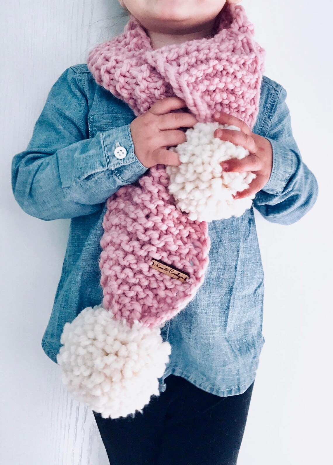 Knitting Pattern Kids Knit Scarf Toddler Winter Scarf Scarf - Etsy Canada