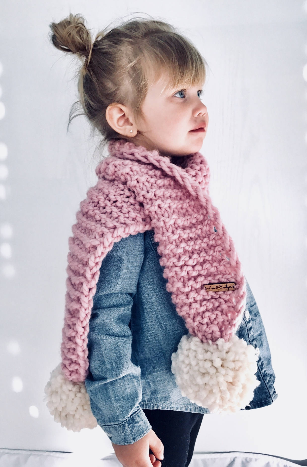 Knitting Pattern Kids Knit Scarf Toddler Winter Scarf Scarf Etsy Canada