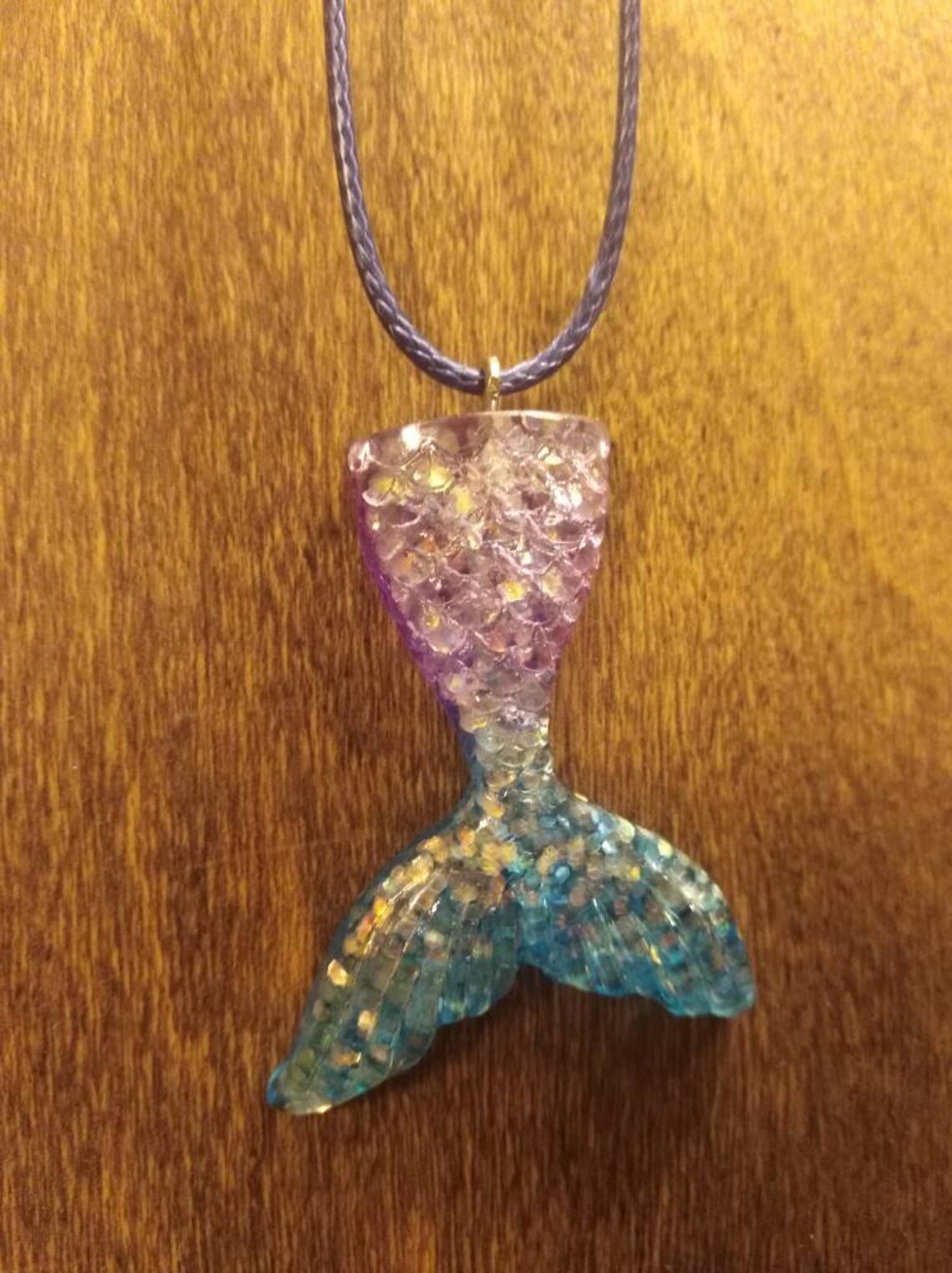Large Mermaid necklace for kids great gifts popularblue and Etsy
