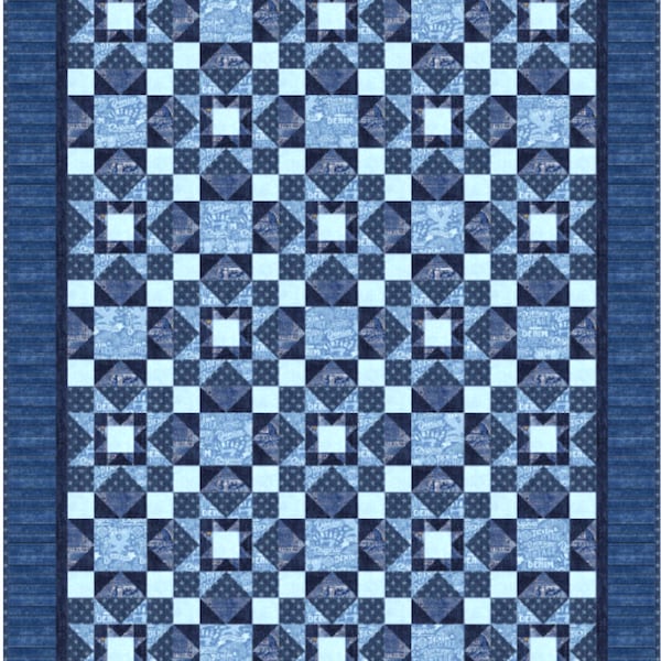 Blue Jean Quilt Etsy