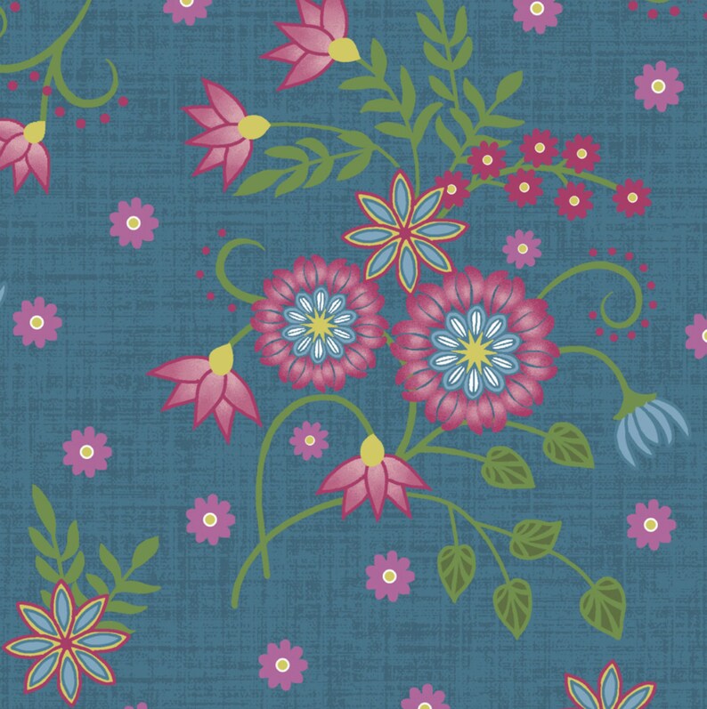 FLOWER AND VINE Quilt Kit by Maywood Studios 63 X Etsy