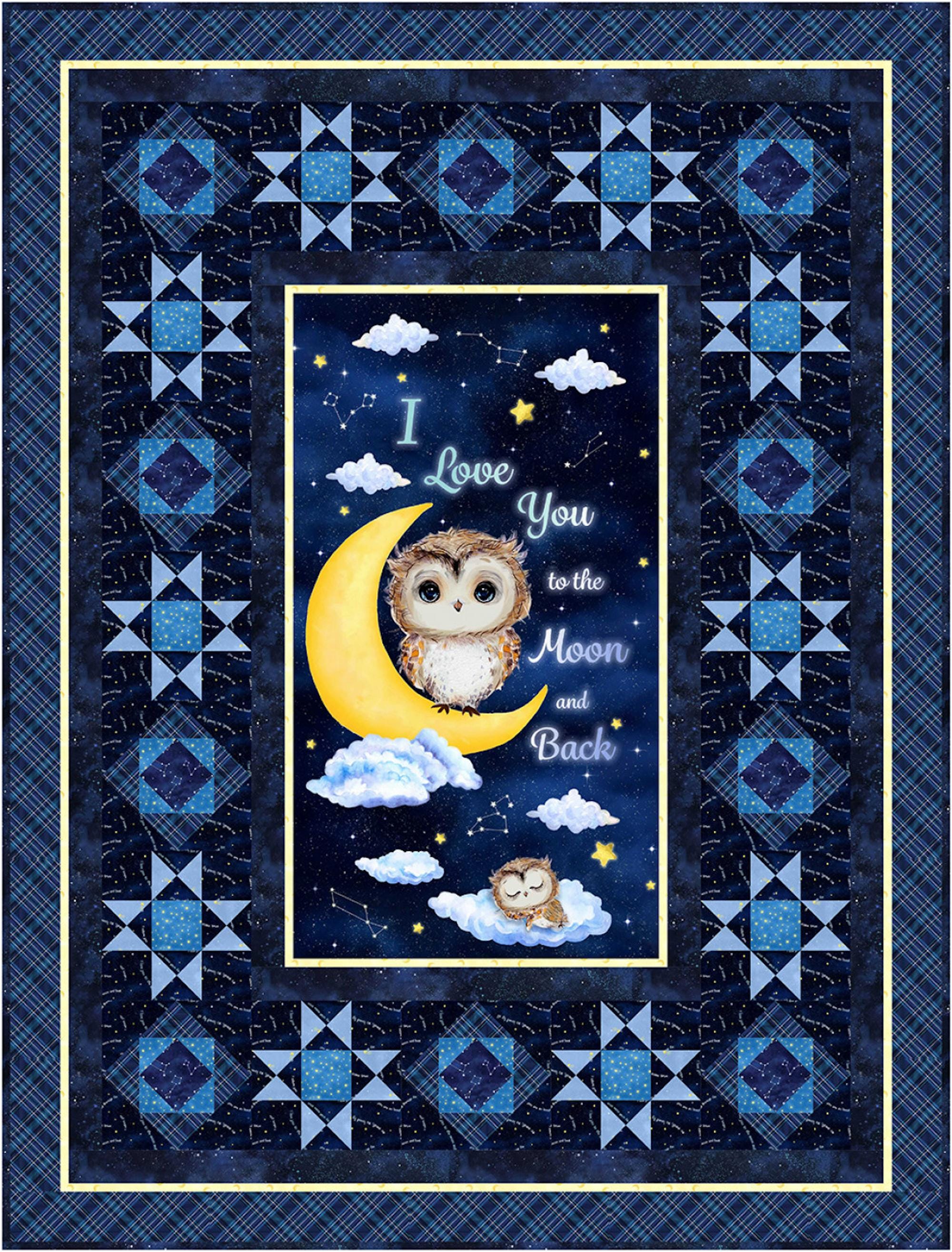 Grußkarte'Love you to the moon and back | Send a Smile