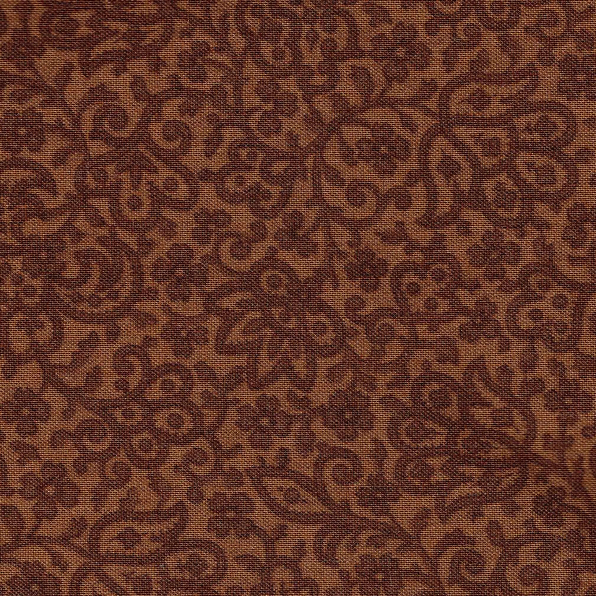 Brown blender fabric / brown tonal by the YARD flowers and Etsy