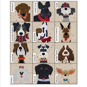 Dog Gone Cute Precut Kit ONE Quick & Easy laser cut kit - 12 dogs by the Whole Country Caboodle