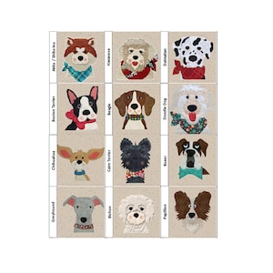 Dog Gone Cute Precut Quilt Kit THREE - Quick & Easy laser cut quilt kit Applique Quilt Kit by the Whole Country Caboodle