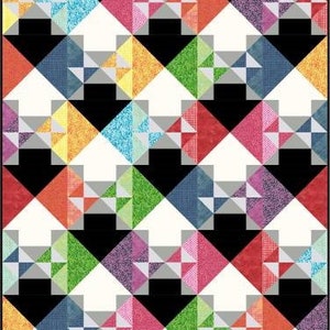 BATIK STOFFE! Which Way Quilt Kit - Farbtherapie Batik Quilt Kit Maywood Studios 200 x 200 cm