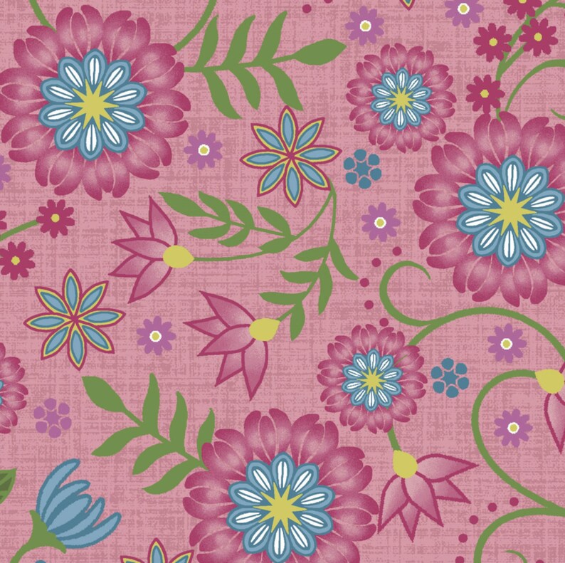 FLOWER AND VINE Quilt Kit by Maywood Studios 63 X Etsy