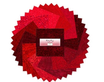 Charm Pack - Ruby Days 507-3-507 by Wilmington Prints 100% Cotton