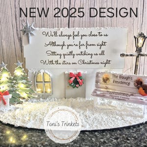 Christmas memorial house decoration
