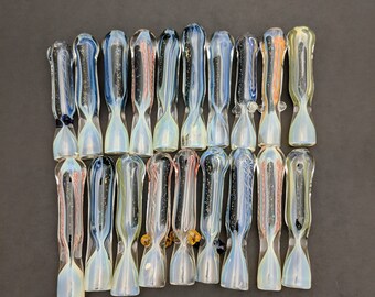 3.5" Glass chillum, color changing pipe, fumed pipe, bat, one hitter, glass smoking pipe, glass pipe, tobacco pipe, smoking pipe, pipes