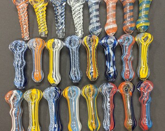 3.5" glass pipe, pocket pipe, hand blown pipe, travel pipe, pipes, smoking pipe, tobacco pipe, glass smoking pipe, cheap glass pipes