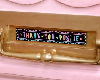 Letterbox Sign, Thank You Postie! Thank You Keyworkers Sign - Front Door Decor