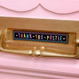 Letterbox Sign, Thank You Postie! Thank You Keyworkers Sign - Front Door Decor