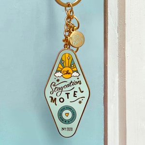 Porte-clés Staycation Motel - Pendentif de sac à main menthe