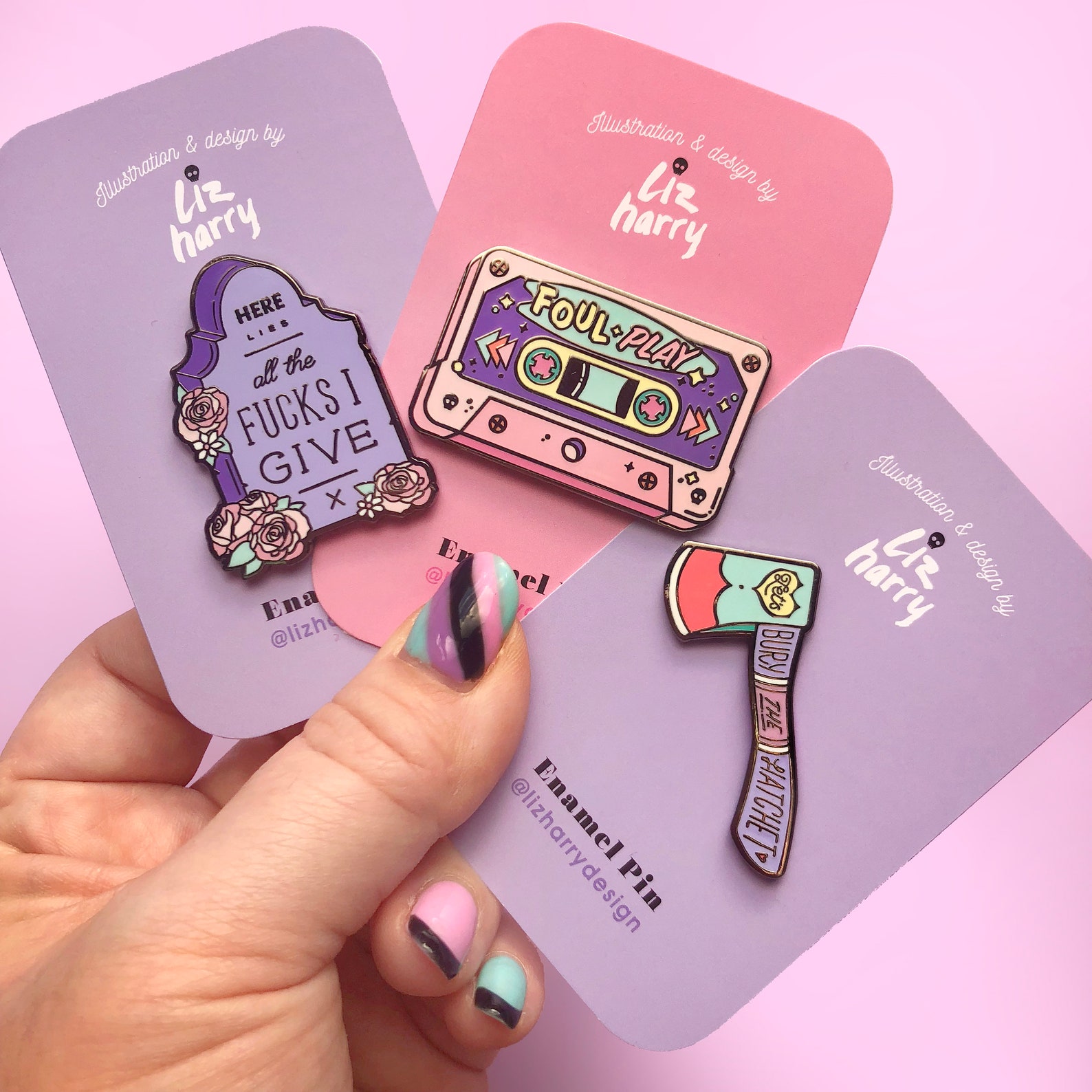 Coffin Pin More Dead Than Alive Pin Zombie Pin Pastel Etsy