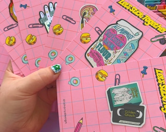 BUNDLE DEAL Any 4 stickers or sticker sheets for 10 pound