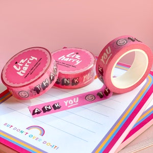 Gracias Washi Tape - Papelería Small Biz - Regalo Washi - Planificador y Bullet Journal Washi