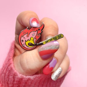 RED Match & Matchstick Enamel Pins Individually or as a Set - Matchbox ...