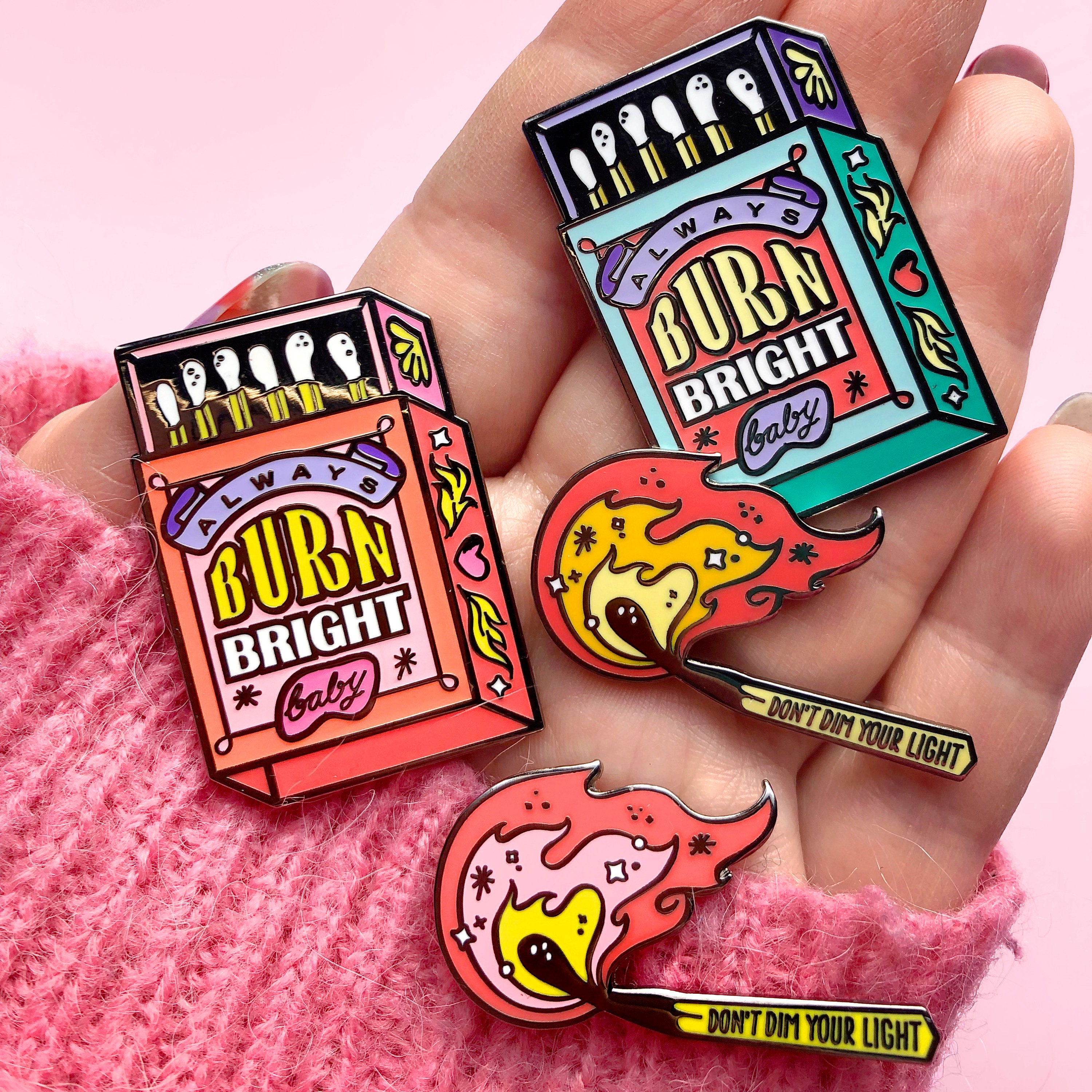 RED Match Enamel Pin Set Matchbox Pin Matchstick Enamel Etsy UK