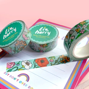 Floral Washi Tape – Wildflower Planner, Bullet Journal